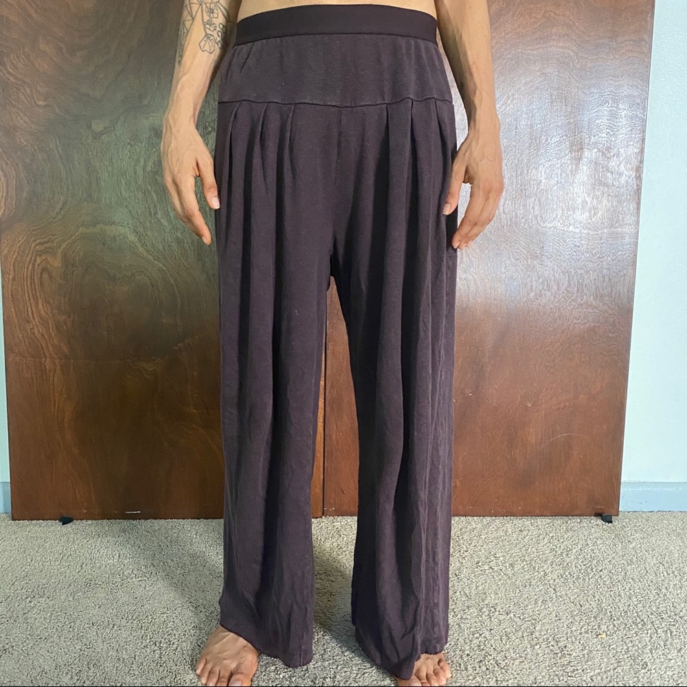 Organic linen jersey pants